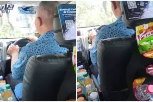 Momen driver taksi online sediakan snack dan obat gratis untuk penumpang ini punya alasan inspiratif