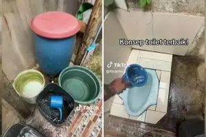 Toilet unik ini punya konsep setengah outdoor setengah indoor, buang air jadi gelisah