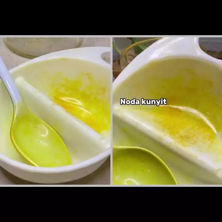 Tanpa baking soda, ini cara bersihkan noda kunyit di mangkuk plastik cuma pakai 1 bahan sederhana