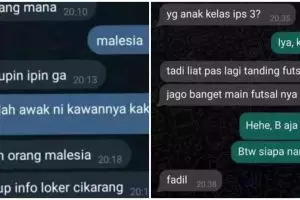 11 Chat lucu saat berkenalan ini bikin yang baca pengin diam di kamar seharian