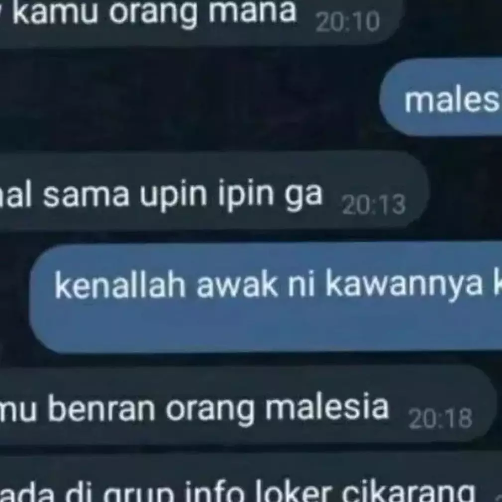 11 Chat lucu saat berkenalan ini bikin yang baca pengin diam di kamar seharian