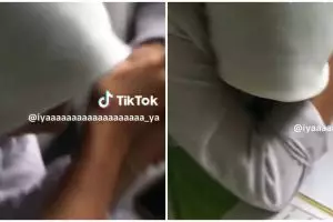 Life hack kocak siswi pakai hijab tanpa jarum pentul ini kreatifnya bikin nggak bisa berkata-kata