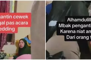 Ibu meninggal pada hari pernikahan, pengantin ini tetap tegar tampil cantik meski mata tak bisa bohong