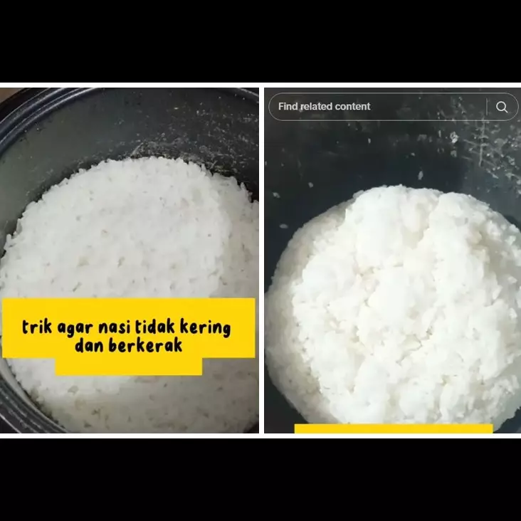 Cukup pakai 2 alat sederhana, ini trik agar nasi tak kering dan berkerak meski seharian di rice cooker
