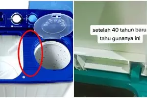 Dijamin banyak yang tak tahu, wanita ini perlihatkan fungsi lain dari bagian mesin cuci