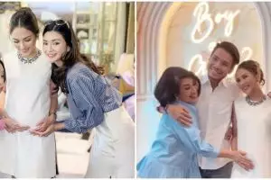 11 Momen meriah gender reveal anak pertama Jessica Mila, tamu undangan dapat doorprize mewah