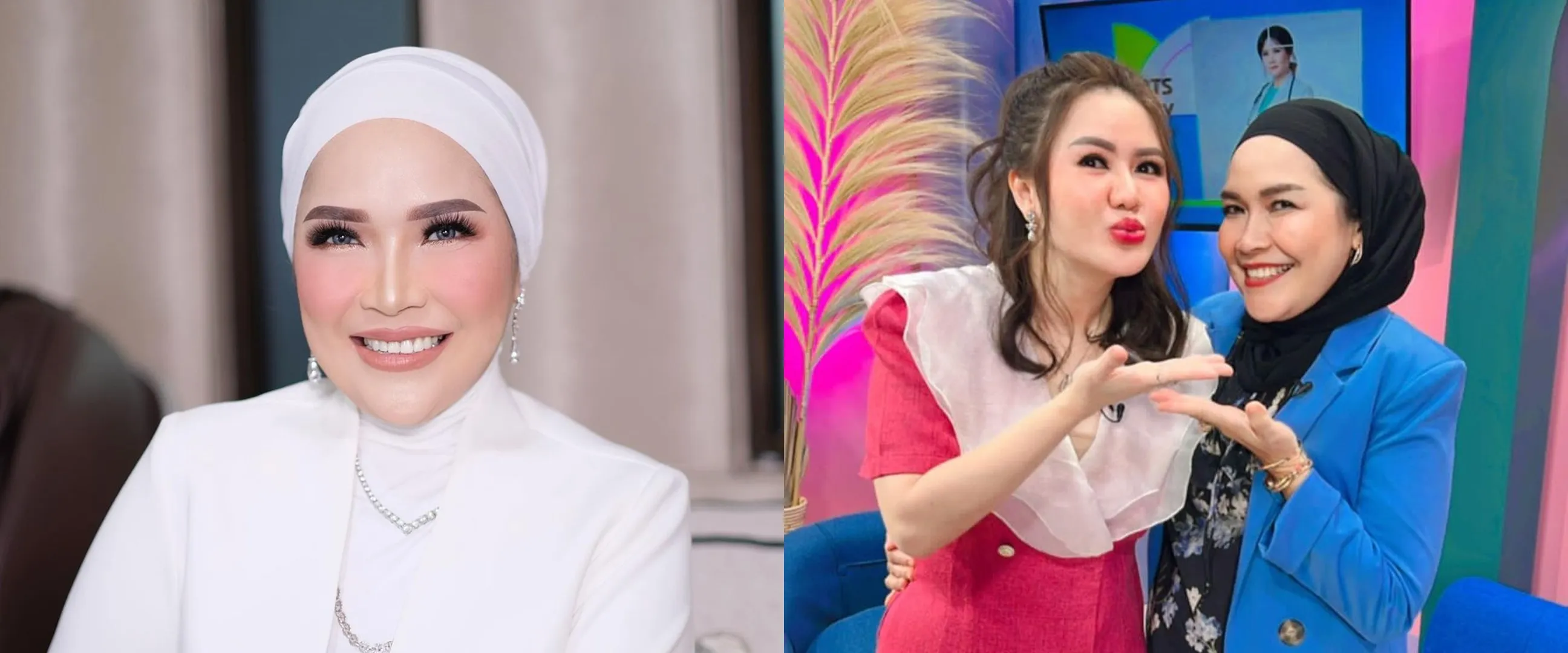 Usia 51 gayanya menolak tua, ini 9 potret masa muda vs kini Umi Kalsum ibu Ayu Ting Ting