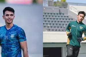 Postingan pertama 9 pesepakbola bareng istri ini curi atensi, pose Arhan dan Azizah bikin gemas