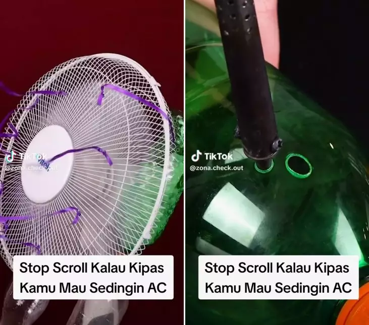 bikin kipas sedingin ac © TikTok bikin kipas sedingin ac © TikTok