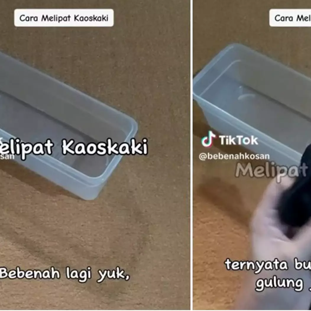 Jangan asal digulung, begini cara lipat kaus kaki agar tidak melar dan hemat tempat dalam 30 detik