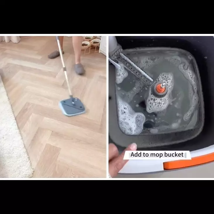 Cuma pakai 2 bahan dapur, ini trik jitu mengepel lantai agar cepat bersih dan kesat