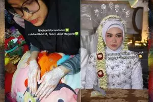 Momen istimewa pengantin ini rusak akibat salah pilih MUA dan fotografer, muka suami jadi mirip alien