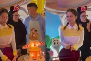 11 Potret seleb di acara ultah ke-20 Azizah Salsha istri Pratama Arhan, outfit Iis Dahlia curi atensi