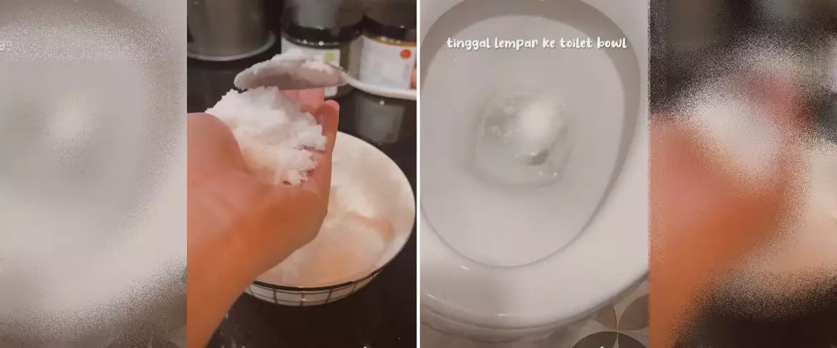 Cuma pakai dua bahan dapur, begini cara toilet duduk bersih dan wangi bak kloset hotel bintang lima
