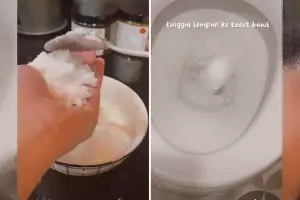 Cuma pakai dua bahan dapur, begini cara toilet duduk bersih dan wangi bak kloset hotel bintang lima