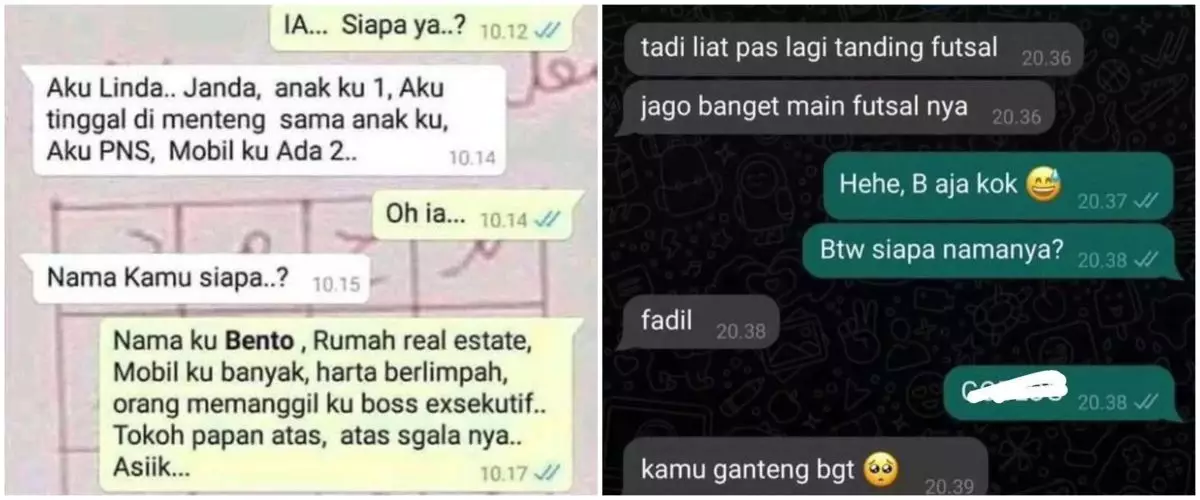 11 Chat lucu orang ajak kenalan ini nyeleneh pol, bukan jadi akrab malah bikin geleng kepala