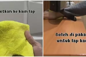 Bukan pakai karbol, ini cara mudah membuat rumah minim debu gunakan 3 bahan dapur