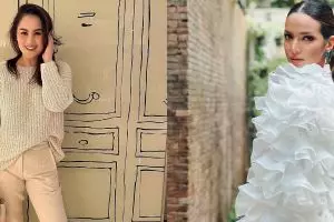 Pesona 9 pesinetron era 2000-an saat kondangan, Jennifer Dunn disebut bak ibu pejabat