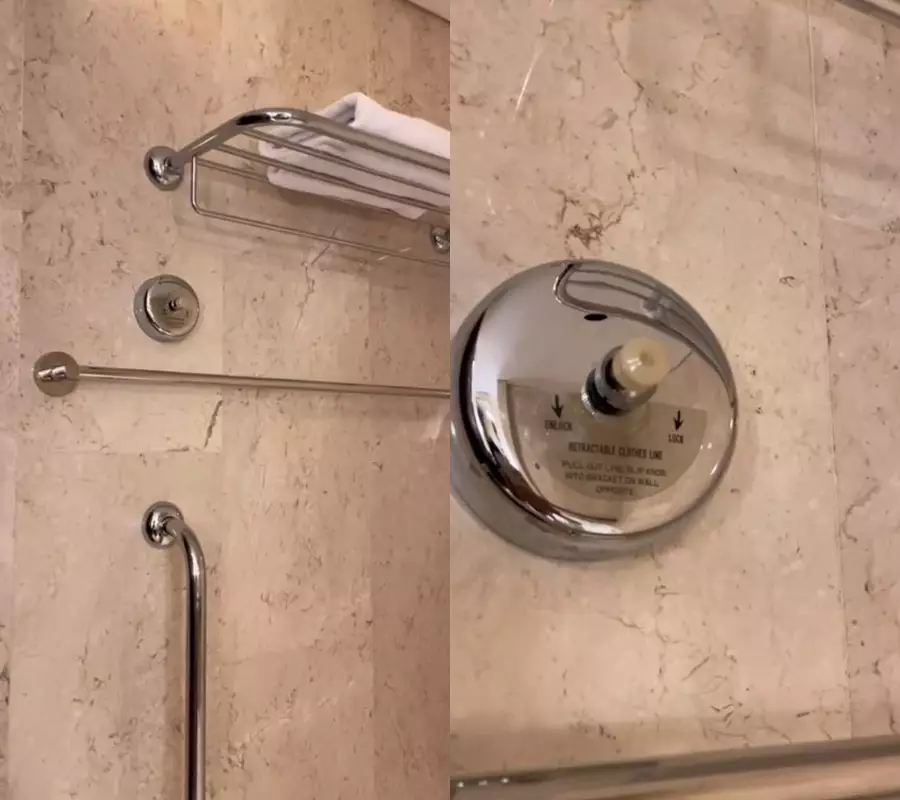 benda kecil di kamar mandi hotel jadi jemuran © 2023 brilio.net