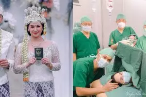 Melahirkan anak pertama, intip 9 potret persalinan Adisty Juniar istri aktor kolosal Reiner Manopo