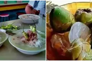 11 Potret kocak cara menyajikan es buah ini bikin mikir dua kali buat diminum, selera jadi anjlok
