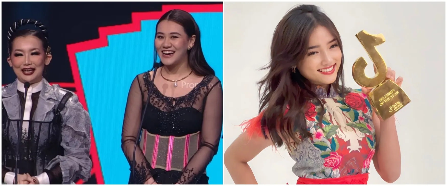 Fuji menang penghargaan TikTok Awards 2023, pertemuannya dengan Aaliyah Massaid di panggung bikin riuh
