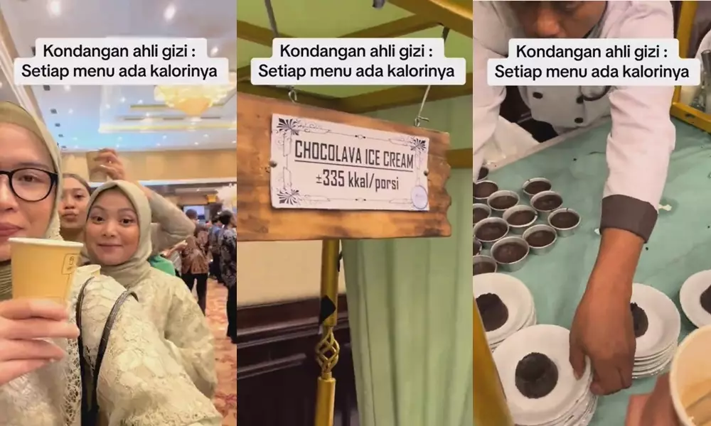 kondangan unik ada jumlah kalori tiap menu © 2023 brilio.net kondangan unik ada jumlah kalori tiap menu © 2023 brilio.net