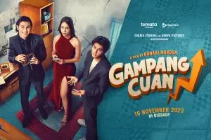 Trailer dan poster film Gampang Cuan resmi dirilis, penggemar komedi wajib nonton