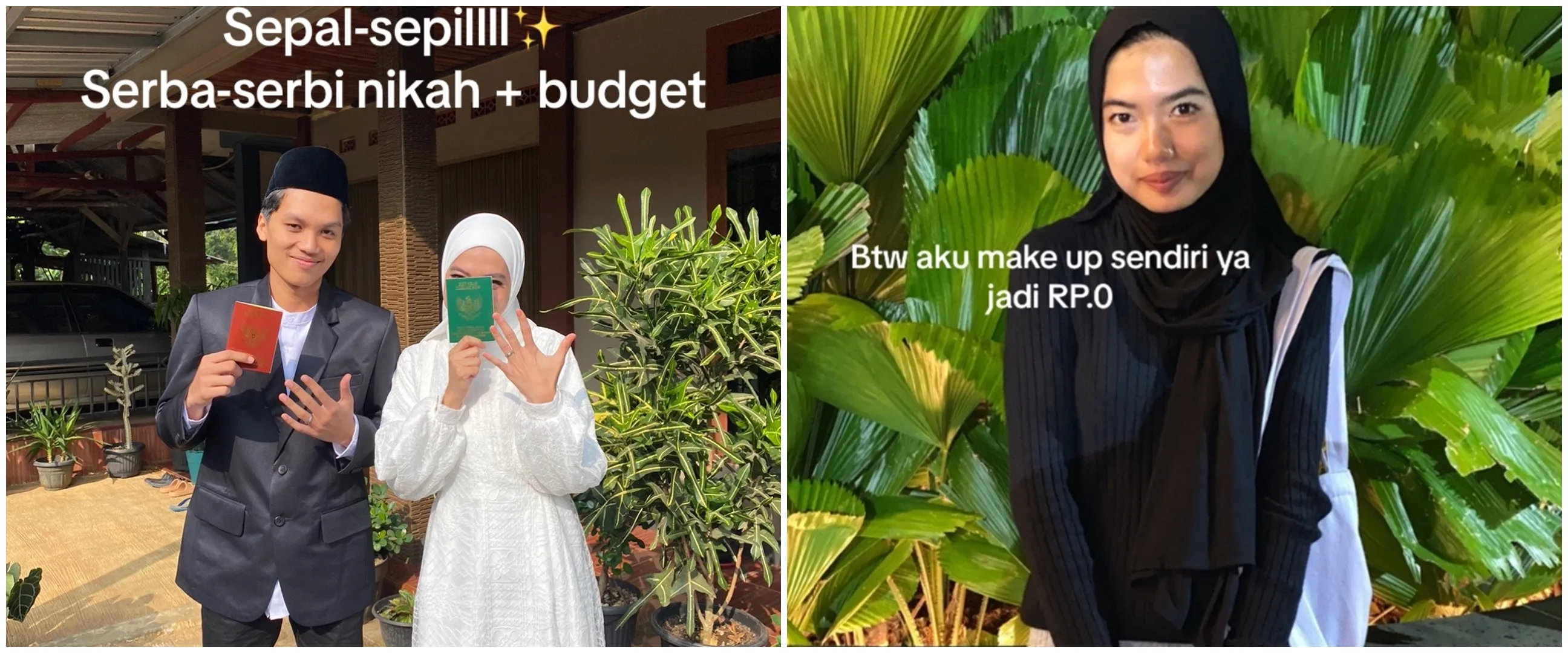 Pengantin ini gelar pernikahan modal Rp 11 jutaan sudah include foto prewedding, ini rincian biayanya