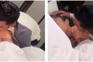 Tak mau ditinggal Pratama Arhan kerja, reaksi bucin Azizah Salsha bikin gemes