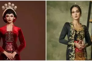 Kenakan kebaya Jawa, pesona 11 seleb blasteran ini memikat, Yasmine Wildblood bak putri keraton