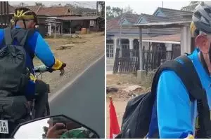 Kakek ini nekat pergi sendirian ke Makkah naik sepeda, kisah di baliknya bikin terenyuh