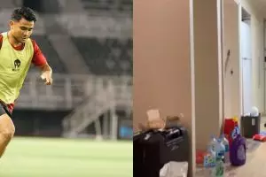 Gabung dengan klub Jeonnam Dragons FC, intip 9 penampakan apartemen Asnawi yang banyak perkakas