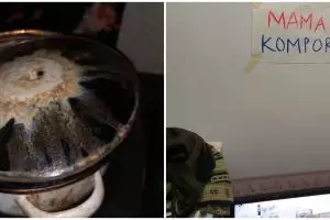 Ibunya sering lupa matikan kompor, potret anak bikin tulisan di setiap sudut rumah ini banjir sorotan