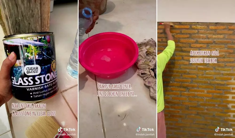 diy dinding bata ekspos © TikTok diy dinding bata ekspos © TikTok