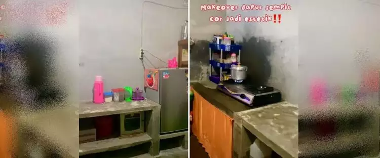 Cuma modal Rp 200 ribu, 11 potret dapur buluk usai di-makeover ini bikin auto rajin masak