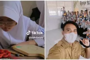Satu kelas suhu semua, 11 potret tugas lukisan di talenan murid SMP ini setara mahasiswa jurusan seni