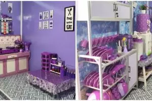 Dapur kayu dengan meja lesehan di rumah panggung ini estetik, 10 potretnya bikin nggak mager masak