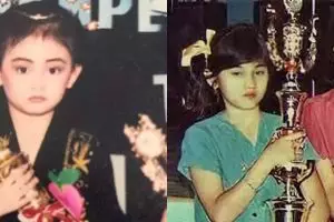 Buktikan prestasi sejak kecil, potret lawas 9 seleb saat terima piala ini bikin gemas pol