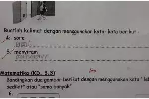 11 Jawaban kocak siswa di soal bahasa Indonesia ini definisi nggak niat ujian, bikin ngelus dada