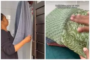 Tanpa cuka atau baking soda, ini cara cuci handuk agar noda dan bau apek hilang ditambah 1 bahan dapur