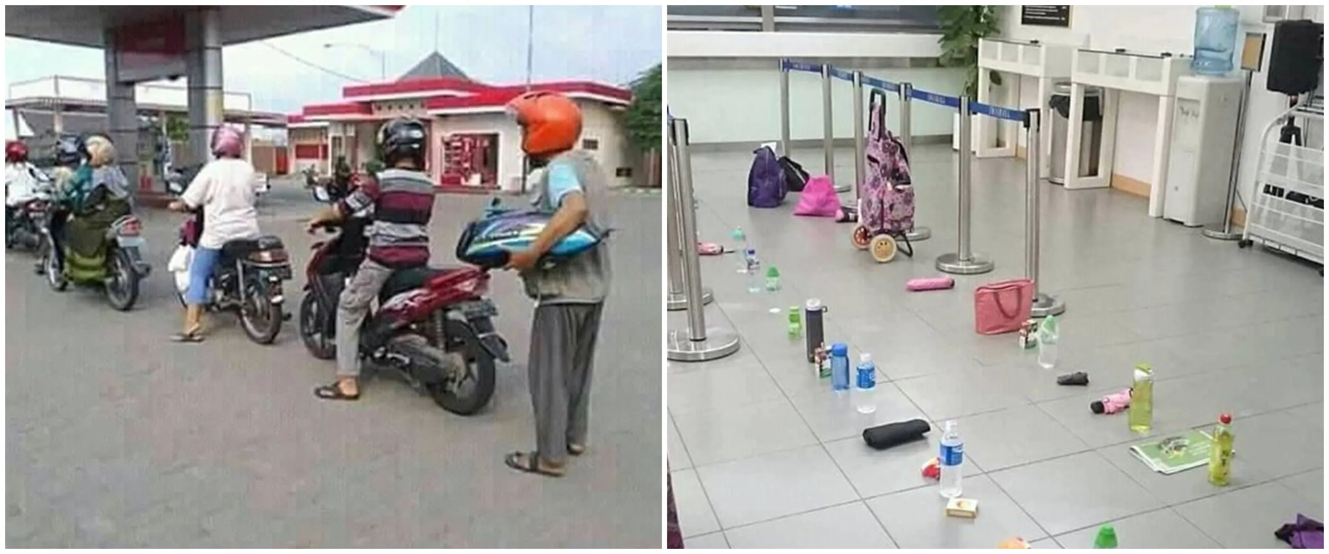 11 Potret lucu pas lagi antre ini bikin nggak habis pikir, yang lihat geleng kepala