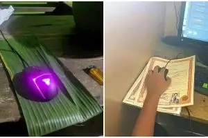 11 Potret lucu di meja komputer ini bikin bingung sekaligus ketawa, ada-ada saja tingkahnya