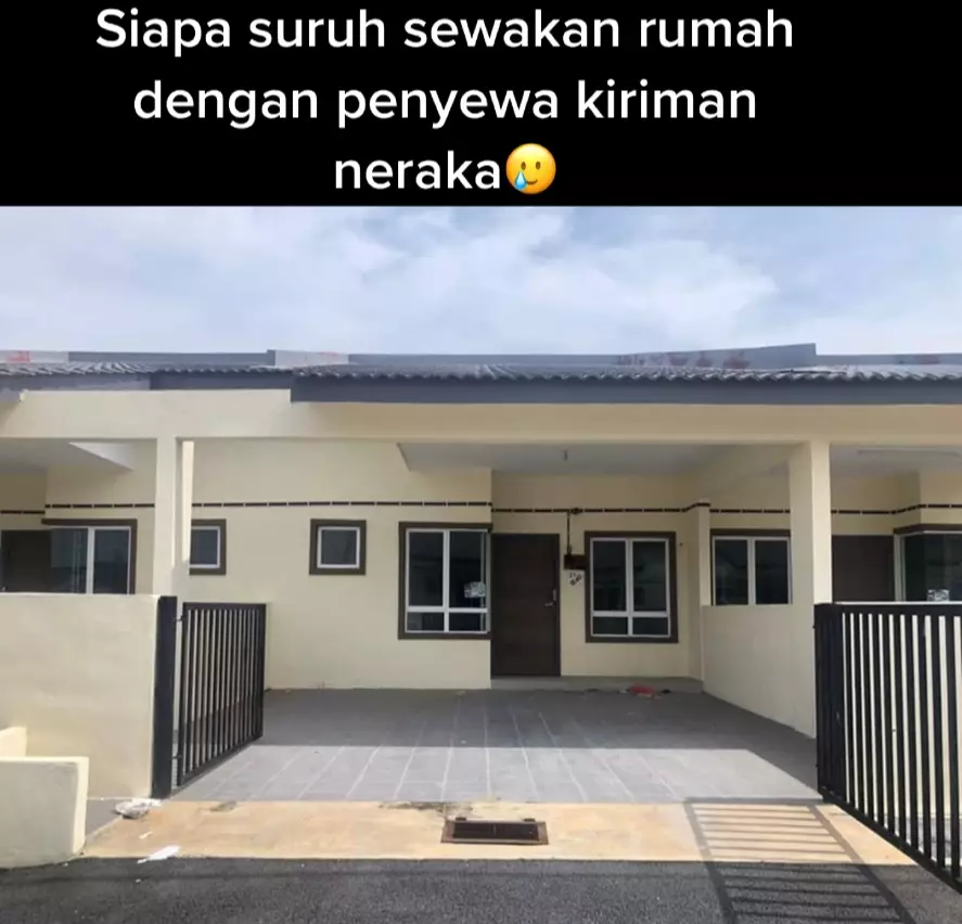 rumah kontrakan jorok © TikTok