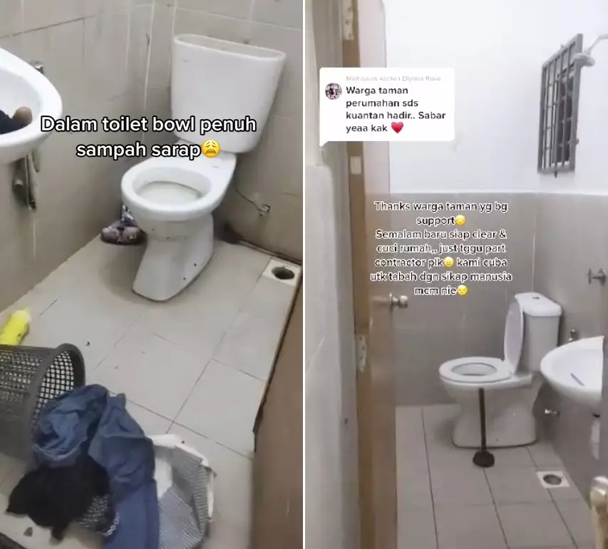 rumah kontrakan jorok © TikTok