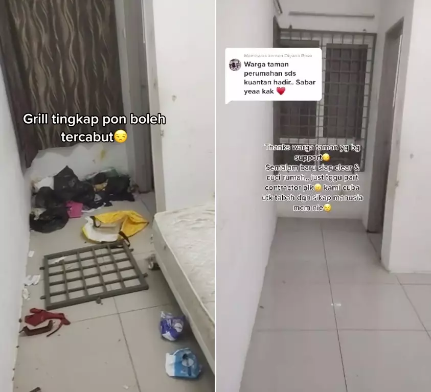 rumah kontrakan jorok © TikTok