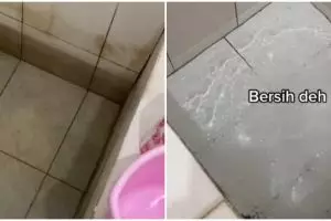 Nggak perlu digosok, cara mudah bersihkan kerak bak mandi pakai 2 bahan ini hasilnya auto kinclong