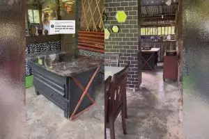 Dapur kayu terbuka pakai tungku batu bata ini bikin masak bisa sambil healing, intip 9 potretnya