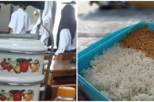 13 Potret kocak murid bawa bekal ke sekolah ini nggak biasa, auto kenyang sampai pulang