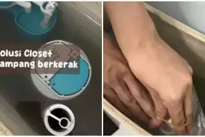 Nggak perlu repot disikat, begini cara agar closet duduk tak gampang berkerak cukup pakai dua bahan